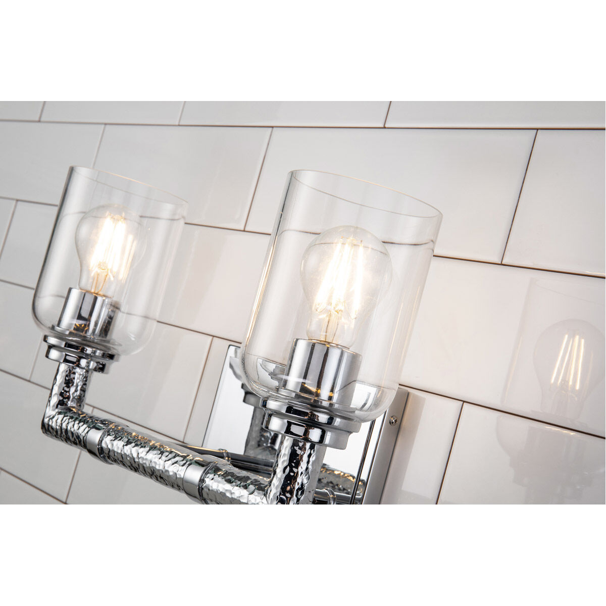 Rampart 2 Light 16 inch PC Bath Light Wall Light